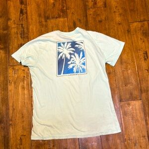 Light Blue Quicksilver Graphic Tee